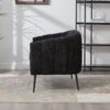 Glam Mini Loveseat, Accent Couch - Black - Image 7