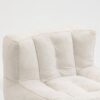 Fluffy Bean Bag Chair, Comfortable Bean Bag For Adults And Children, Super Soft Lazy Sofa Chair With Memory Foam And Ottoman, Indoor Modern Focus Bean Bag Chair For Living Room, Bedroom, Apartment - White - Image 17