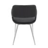 Margarite - Contemporary Dining / Chair (Set of 2) - Chrome / Black - Image 5