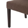 Elegant Tufted Dining Chair (Set of 2) With High Backrest - Dark Brown - Image 12