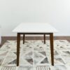 Carlos - Solid Wood Table - White - Image 3