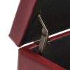 Dover - Storage Ottoman Bench - Radicchio Red - Image 8