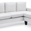 Jenna - Sofa Chaise - White - Image 7