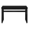 Computer Desk, Home Office, Standing, Adjustable, Laptop, Contemporary - Black - Image 3
