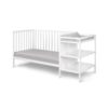 Palmer - 3 In 1 Convertible Crib, Changer Combo - White - Image 5