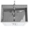 Darwin - Deluxe Laundry Cabinet With Pull-Out Faucet And Stainless Steel Sink - Pure White - Image 4
