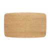 Retro Mid Century Dining Table With Faux Wood Top Solid Wood Legs - Natural - Image 7