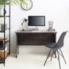 Urban - Farmhouse Composite Wood Writing Desk With Eco Friendly Material And Durable - Gray - Image 7