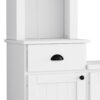 Minimalist - Entertainment Wall Unit Set With Bridge For TVs Up To 75", Ample Storage Space TV Stand With Adjustable Shelves - White - Image 17