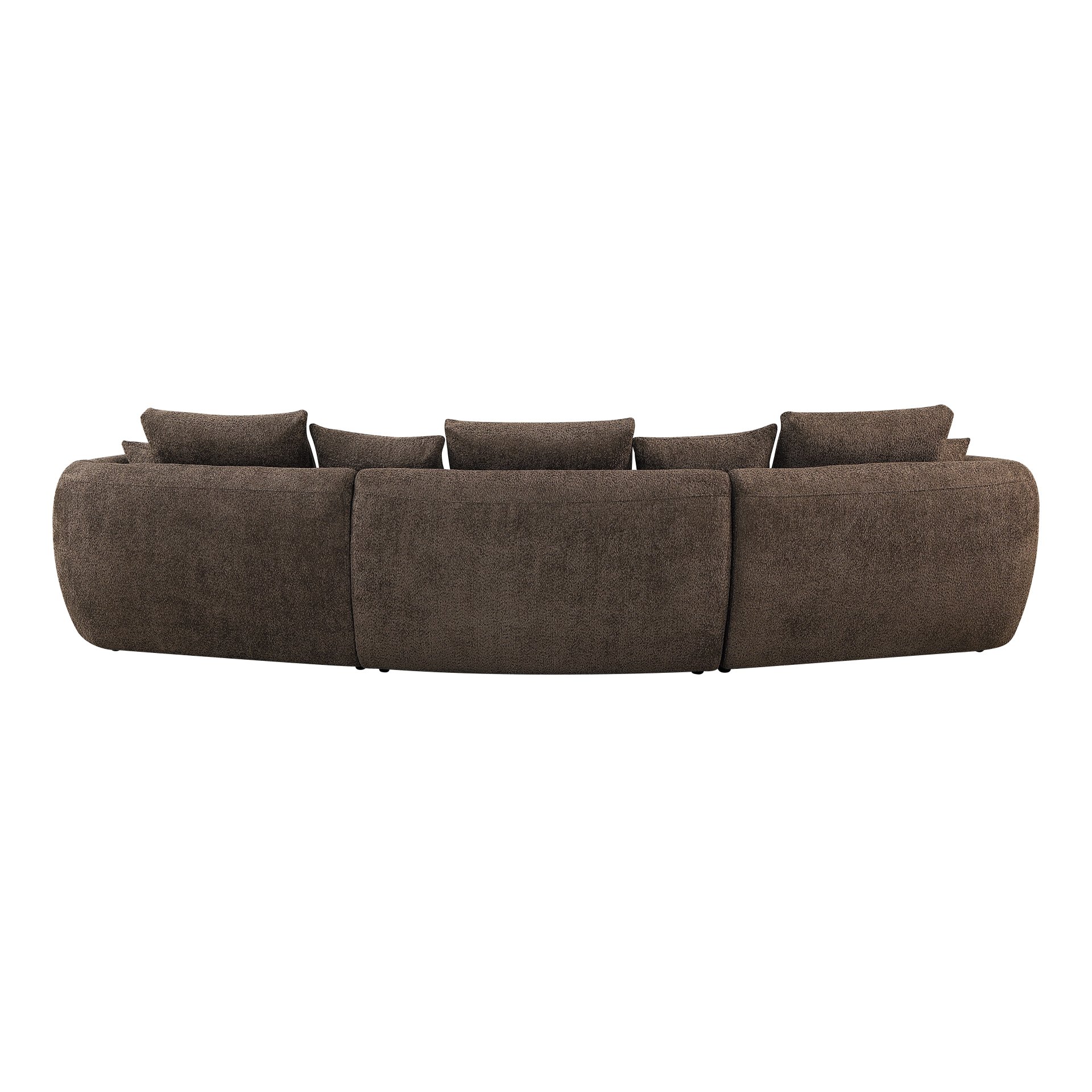 Bash - Anthology Boucle Sofa With Pillows - Brown - Image 7