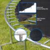Yc 8Ft Trampoline Outer Net With Soft Basketball Board, Ball And Inflator - Blue - Image 4
