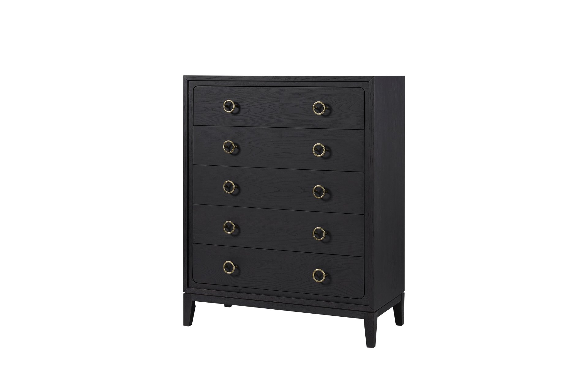 5 Drawer Chest Ample Storage - Peppercorn - Image 4