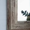 Rectangle Wall Accent Mirror With Distressed Wood Frame - Brown - Image 9