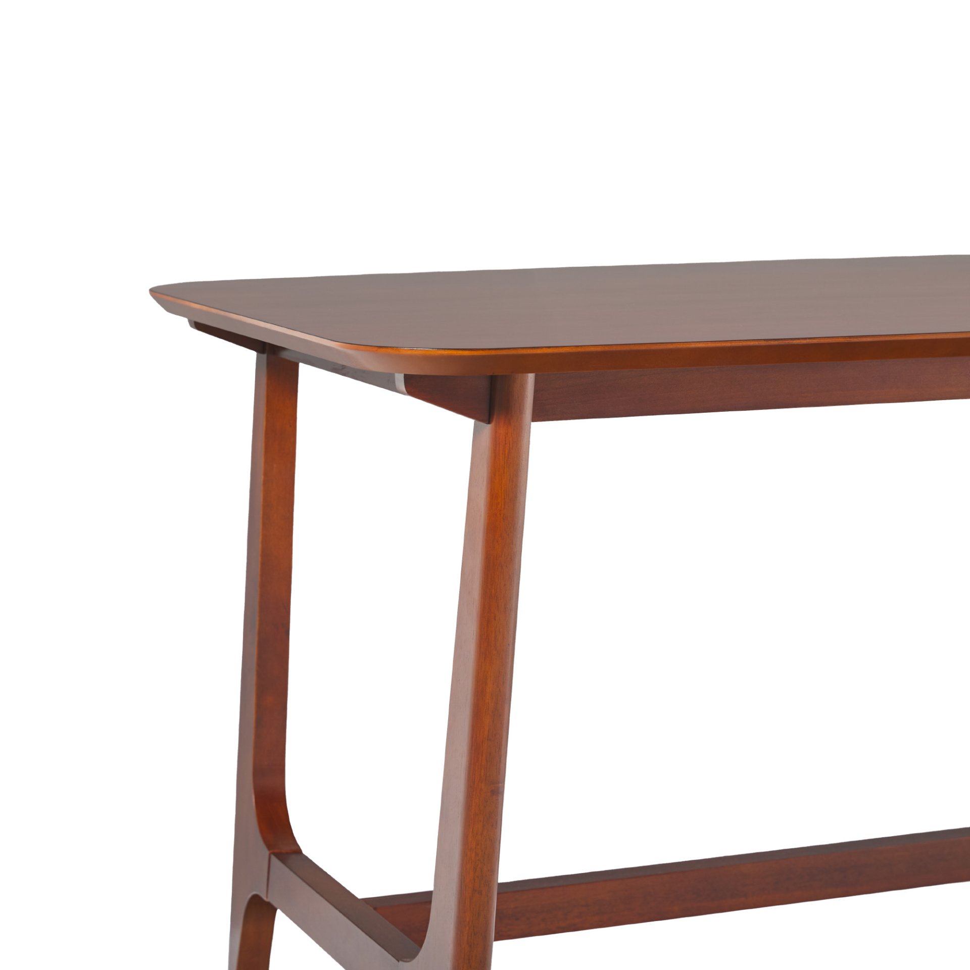 Mid-Century Modern Dining Table With Trestle Base - Walnut - Image 5