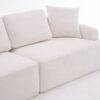 Compression Sofa: 4 Seater Combined Sofa, Crochet Yarn Fabric, Full Sponge Compression Sofa, Combined Sofa With 4 Pillows For Home Living / Home Furniture / Apartment - Beige - Image 19