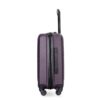20" Carry On Luggage Lightweight Suitcase, Spinner Wheels - Purple - Image 7