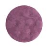 Yolanda - Round Upholstered Accent Ottoman - Purple Floral / Gold - Image 4