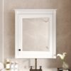 Wall Mounted Bathroom Storage Cabinet With Mirror, Medicine Cabinet With Height Adjustable Shelf, Over The Toilet Space Saver Cabinet - White - Image 19