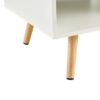 Modern Rectangle Coffee Table With Legs, Sliding Drawer For Storage - White - Image 12