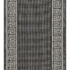 Sunshine - 5'3" X 7'3" Polypropylene Indoor, Outdoor Area Rug - Anthracite - Image 2