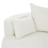 360 Degree Swivel Chair Accent Barrel Chair With Removable Pillows Chenille Fabric - Beige - Image 19