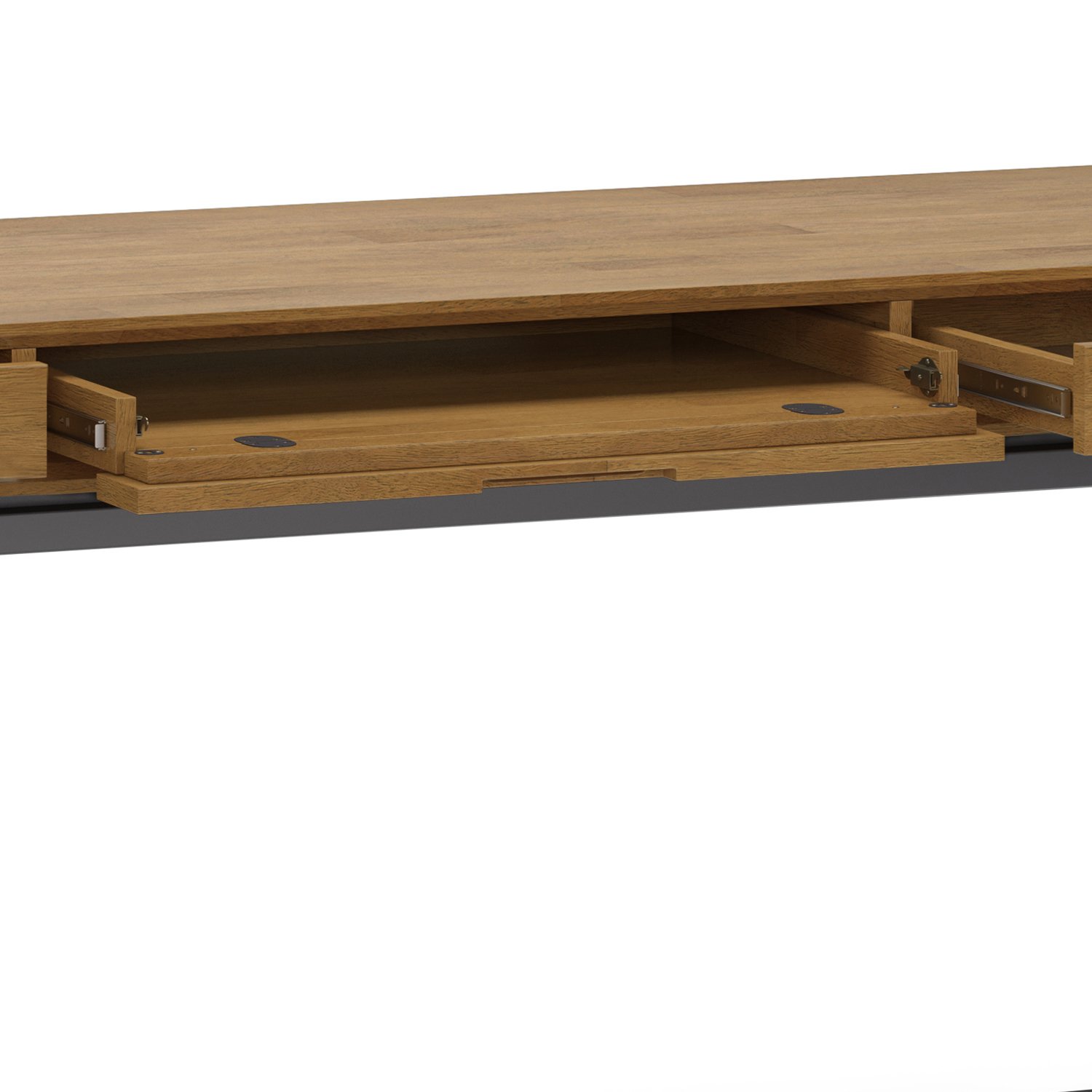 Banting - Mid Century Wide Desk - Medium Saddle Brown - Image 6