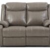 Contemporary Padded Love Seat - Gray - Image 3