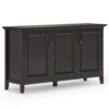 Amherst - Wide 3 Door Storage Cabinet - Hickory Brown - Image 13