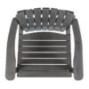 Outdoor Acacia Wood Adirondack Barstools (Set of 2) - Natural Stained - Dark Gray - Image 12