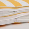 2 Piece Outdoor Chaise Lounge Cushion Set, Replacement Cushions For Patio Furniture - Yellow / White - Image 10