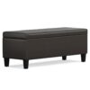 Afton - Storage Ottoman Bench - Tanners Brown - Image 19