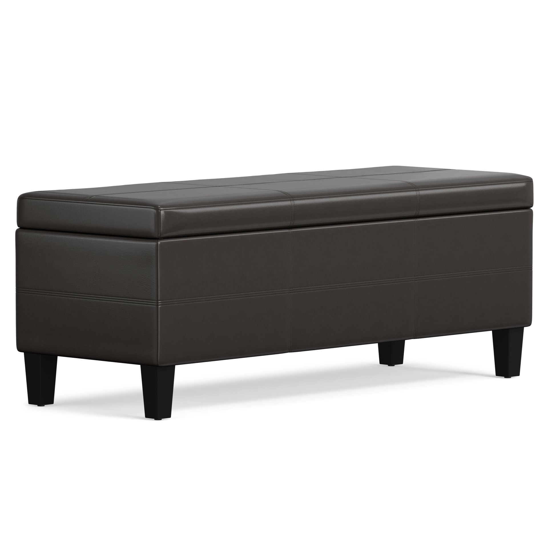 Afton - Storage Ottoman Bench - Tanners Brown - Image 19