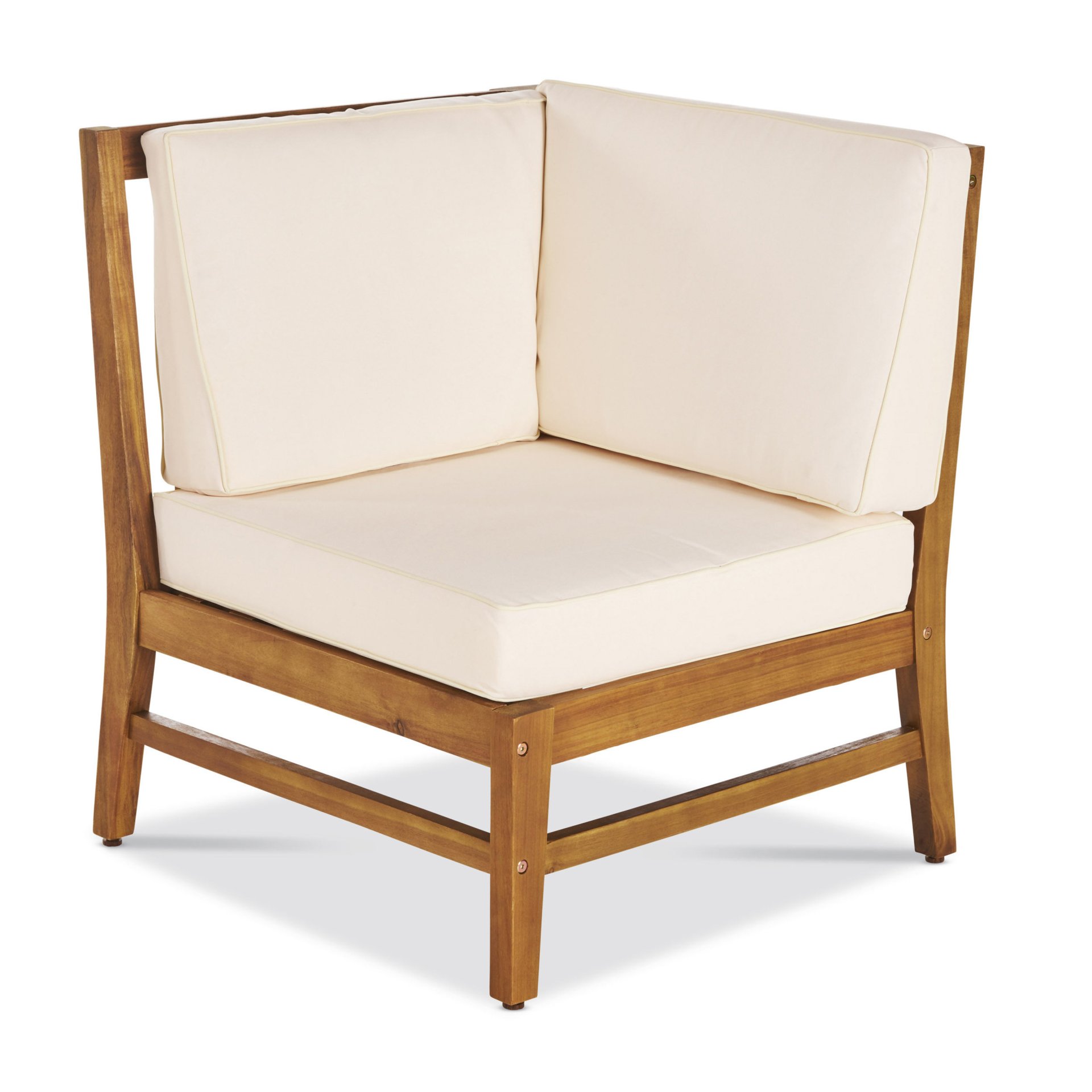 Perla - 5 Pieces Sofa Set - Cream - Image 13