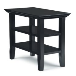 Acadian - Narrow Side Table - Black