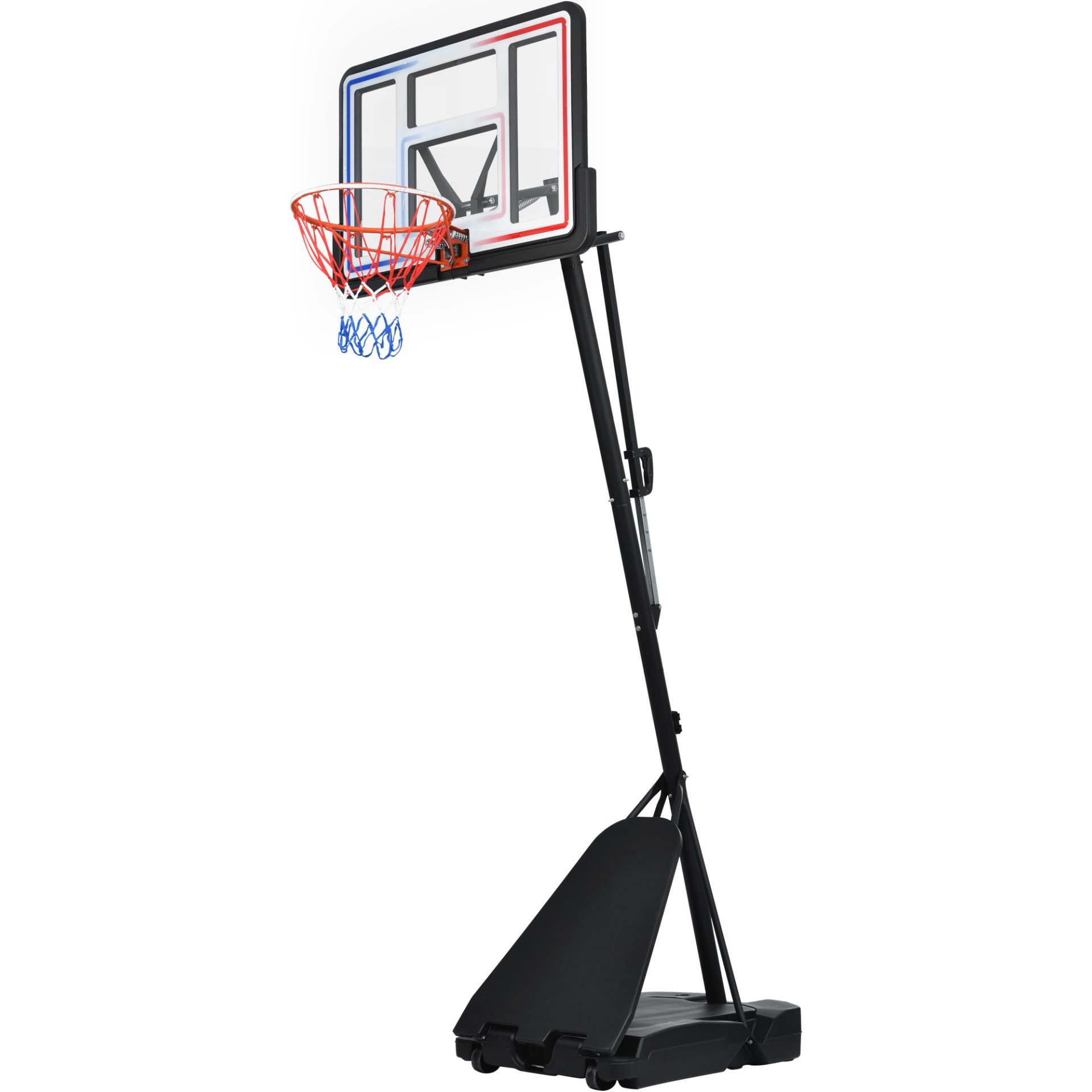 Portable Basketball Hoop Basketball System Adjustable For Youth Adults LED Basketball Hoop Lights, Colorful Lights, Waterproof, Super Bright To Play At Night Outdoors, Good Gift For Kids - Black - Image 12
