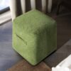 Clyde - Tapered Square Upholstered Ottoman - Moss Green - Image 8