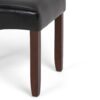 Cosmopolitan - Deluxe Tufted Parson Chair (Set of 2) - Midnight Black - Image 6