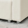 Convertible L Shaped Sleeper Sofa Bed With Reversible Chaise And Storage - Beige - Image 10
