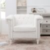 1 Seater Sofa - White - Image 4