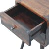 Mini Curved Nightstand - Walnut - Image 2