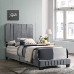 Lodi - Twin Bed - Gray