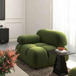Marcel - Bubble Modular Modern Lounge Arm Chair - Olive Green