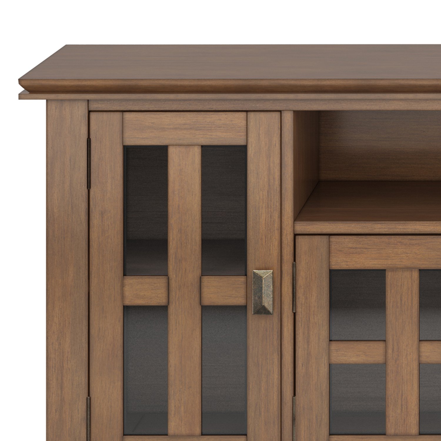 Artisan - TV Media Stand - Rustic Natural Aged Brown - Image 2