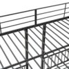Full Over Twin-Twin Triple Bunk Bed With Drawers And Staircase - Black - Image 28