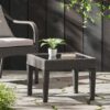 Nebulosity - Outdoor Accent Table With Square Glass Top - Brown Multi - Image 10