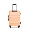 Expandable 3 Piece Luggage Sets Pc Lightweight & Durable Suitcase With Two Hooks, Spinner Wheels, Tsa Lock, (21/25/29) - Peach - Image 11
