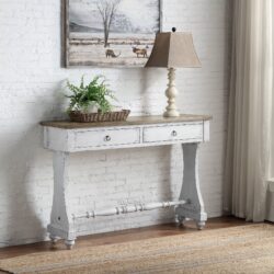 Carminda - Console Table - Antique White