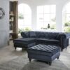Nola - Sofa Chaise - Black - Image 4