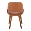 Fabrico - Mid-Century Modern Dining / Chair (Set of 2) - Walnut / Camel - Image 5