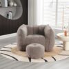 Soft Bean Bag Chair With High Resilient Foam (Chips) - Coffee - Image 2